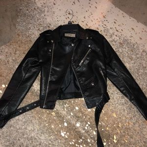 Leather jacket